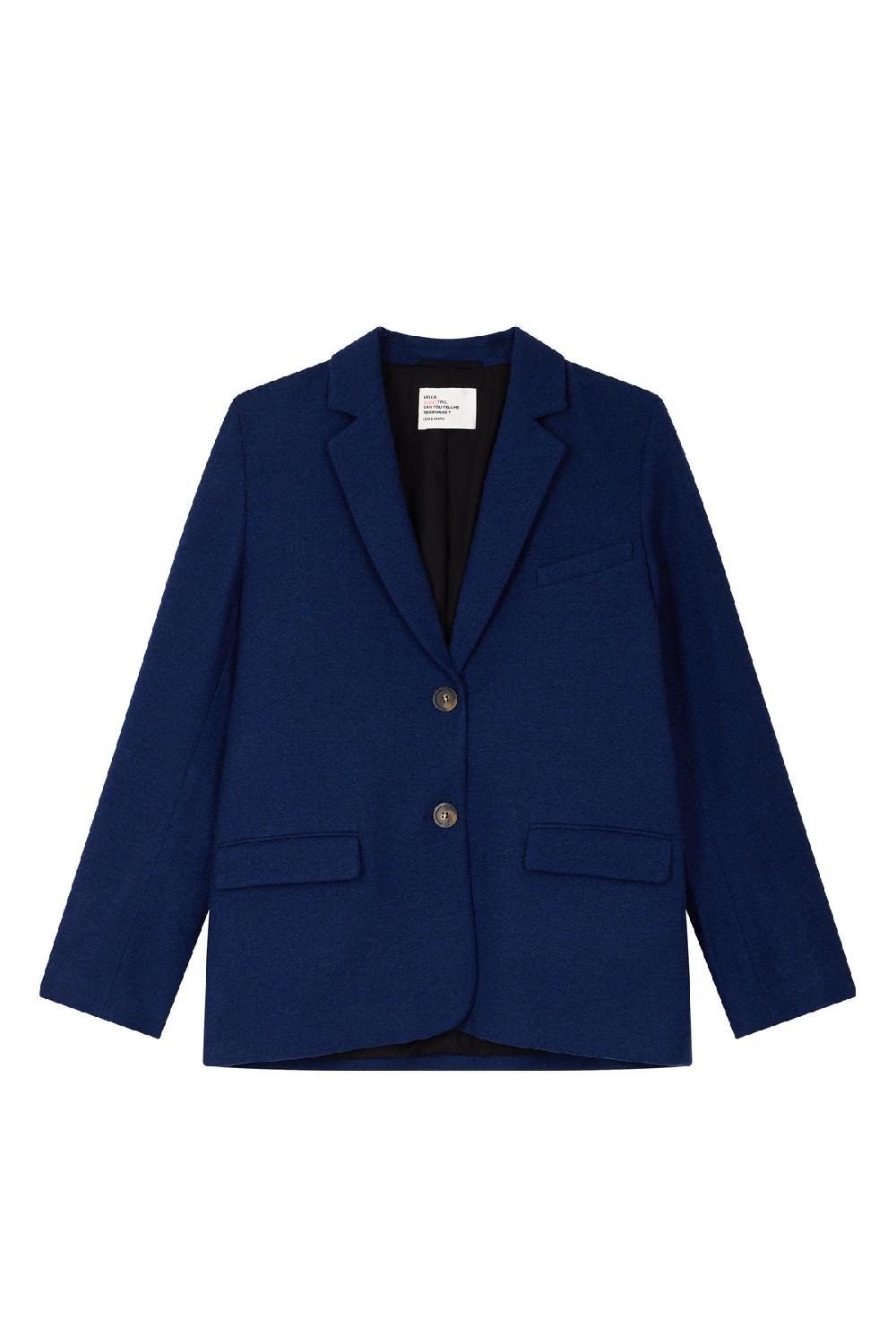 leon & harper Veste Venice Plain Blue