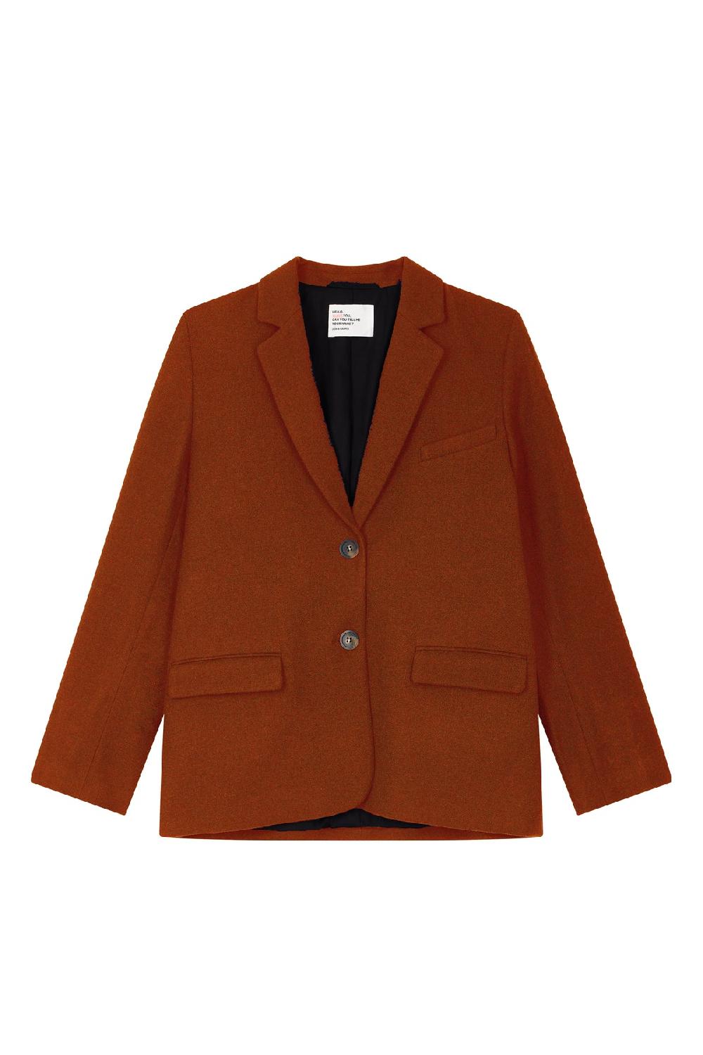 leon & harper Veste Venice Plain Camel