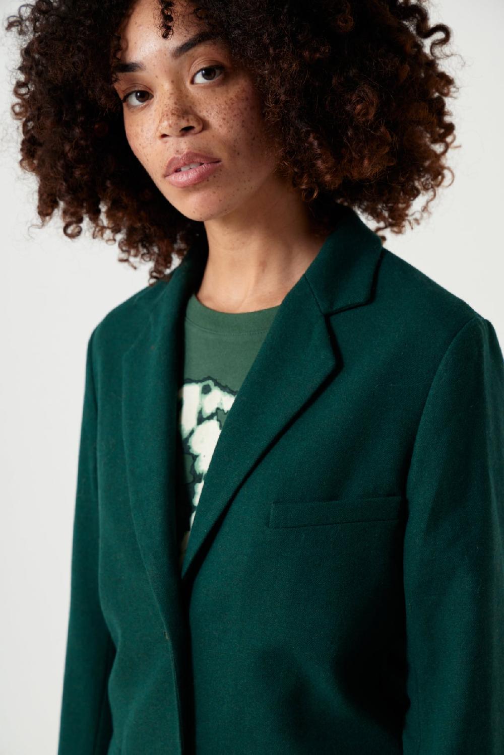 Leon & Harper Veste Venice Plain Green