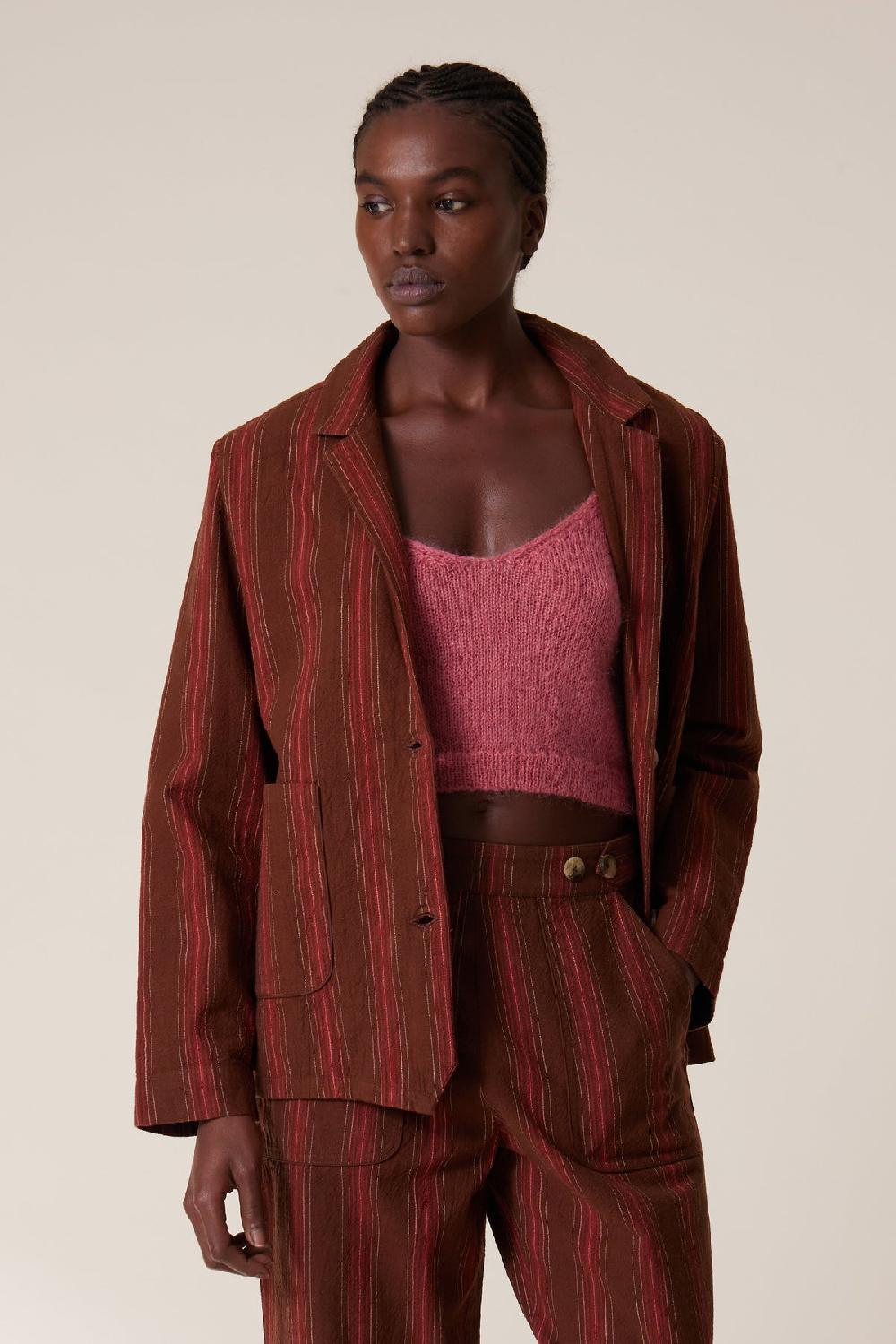 leon & harper Veste Verla Matelas Brown