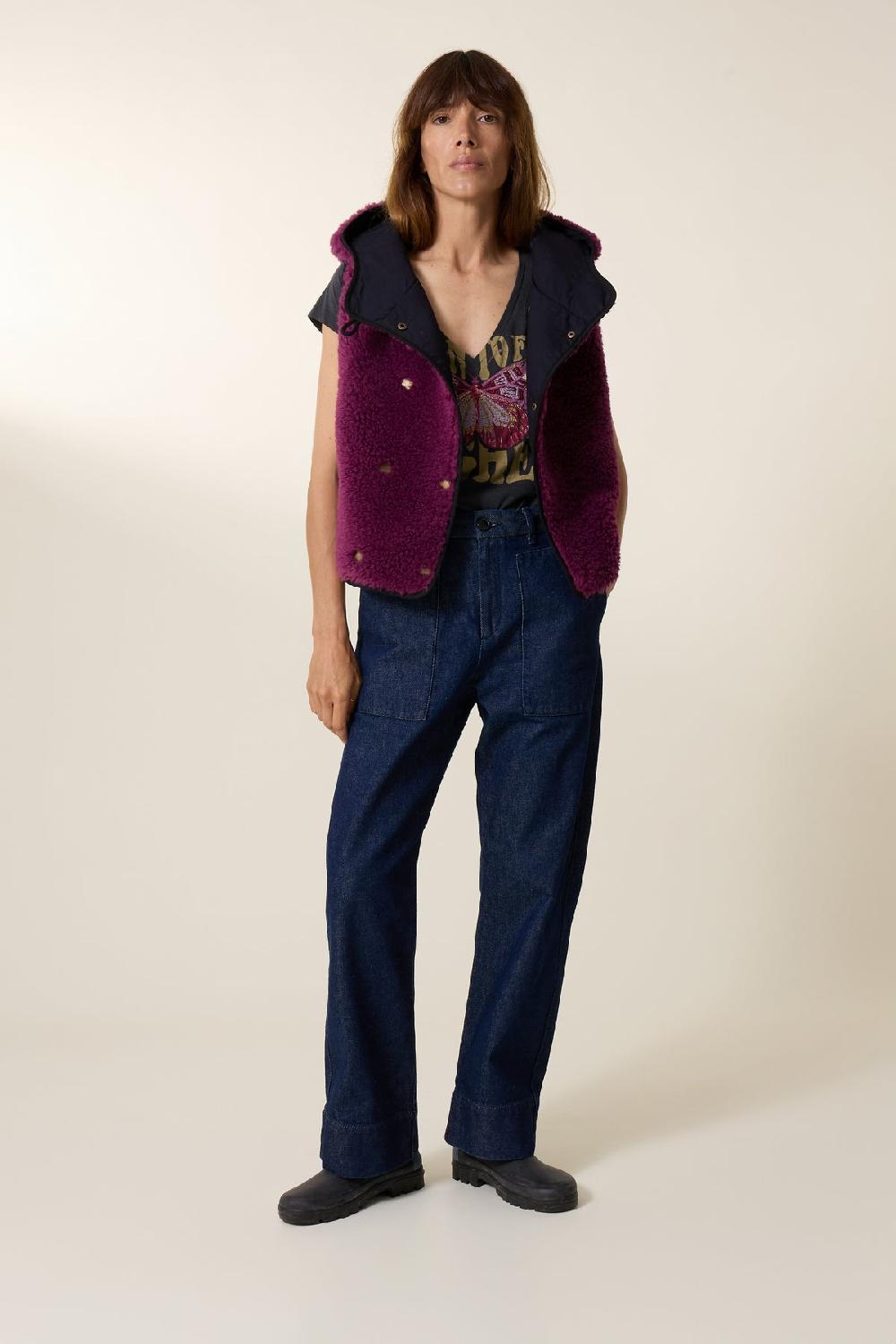 Leon & Harper Veste Vilhelm PLN Purple