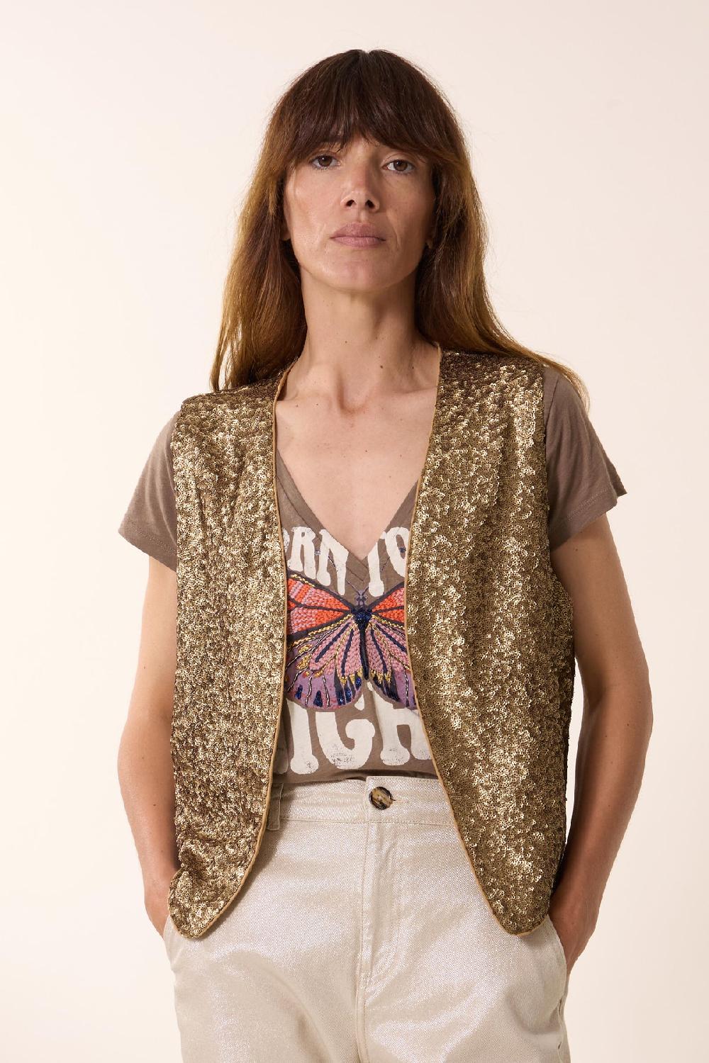 leon & harper Veste Vim PLN Gold