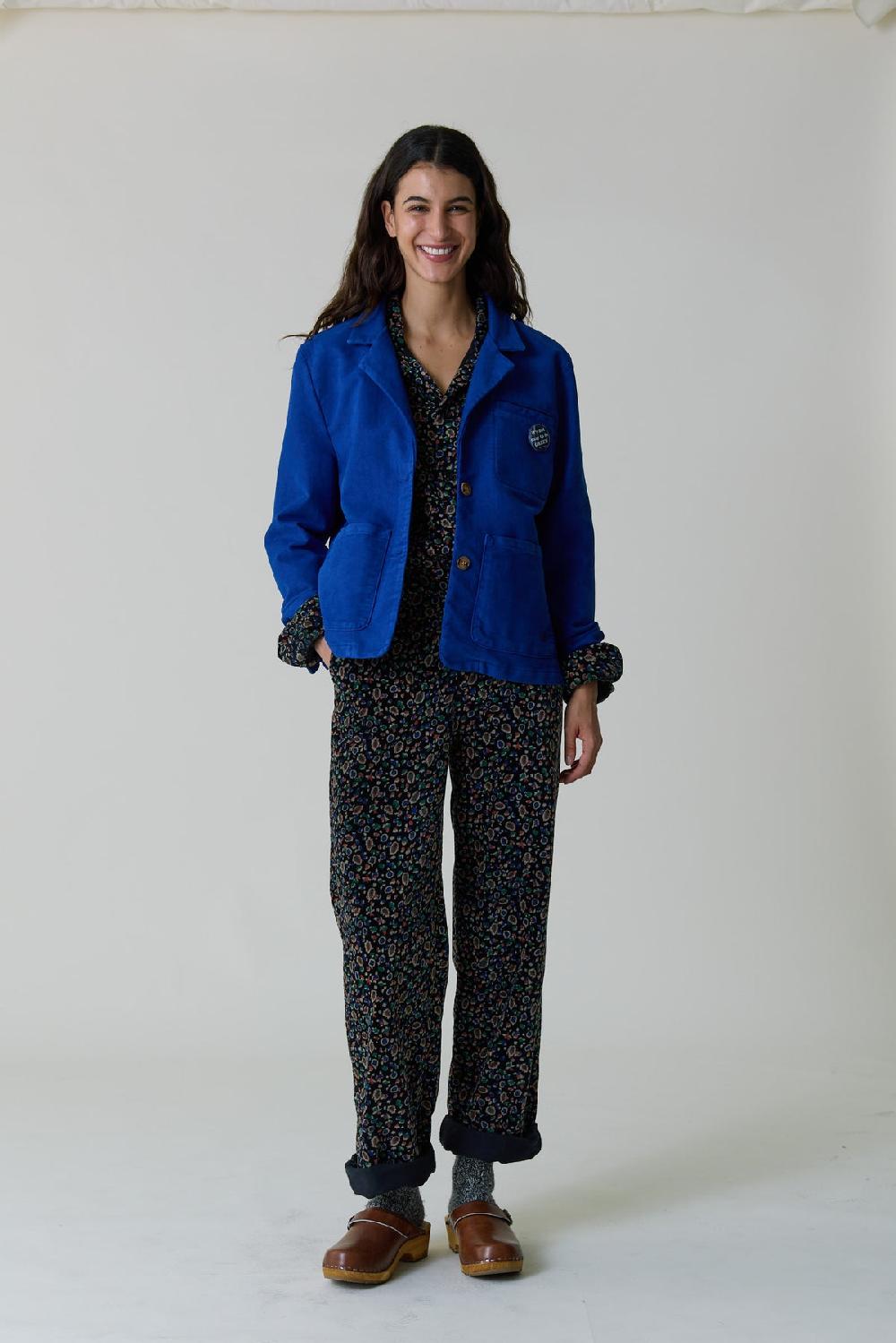 leon & harper Veste Visuel Plain Blue