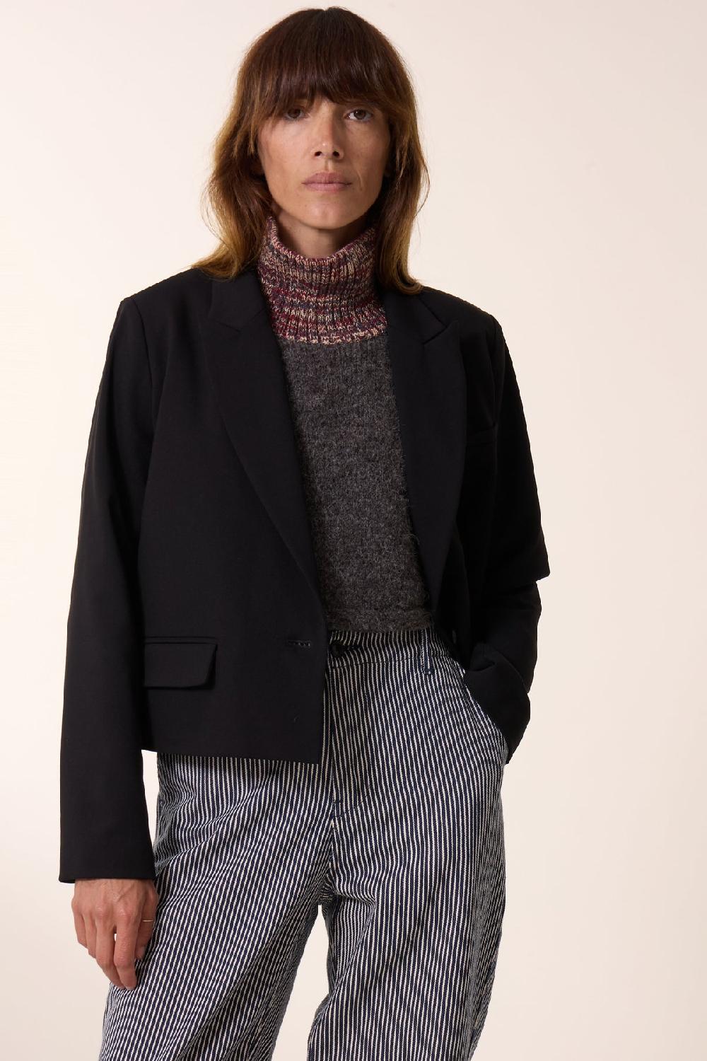 Leon & Harper Veste Vite PLN Black