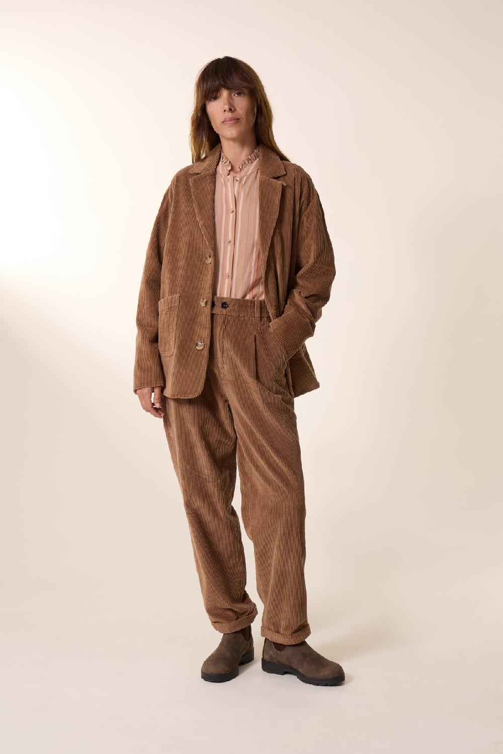 Leon & Harper Veste Viviane PLN Beige