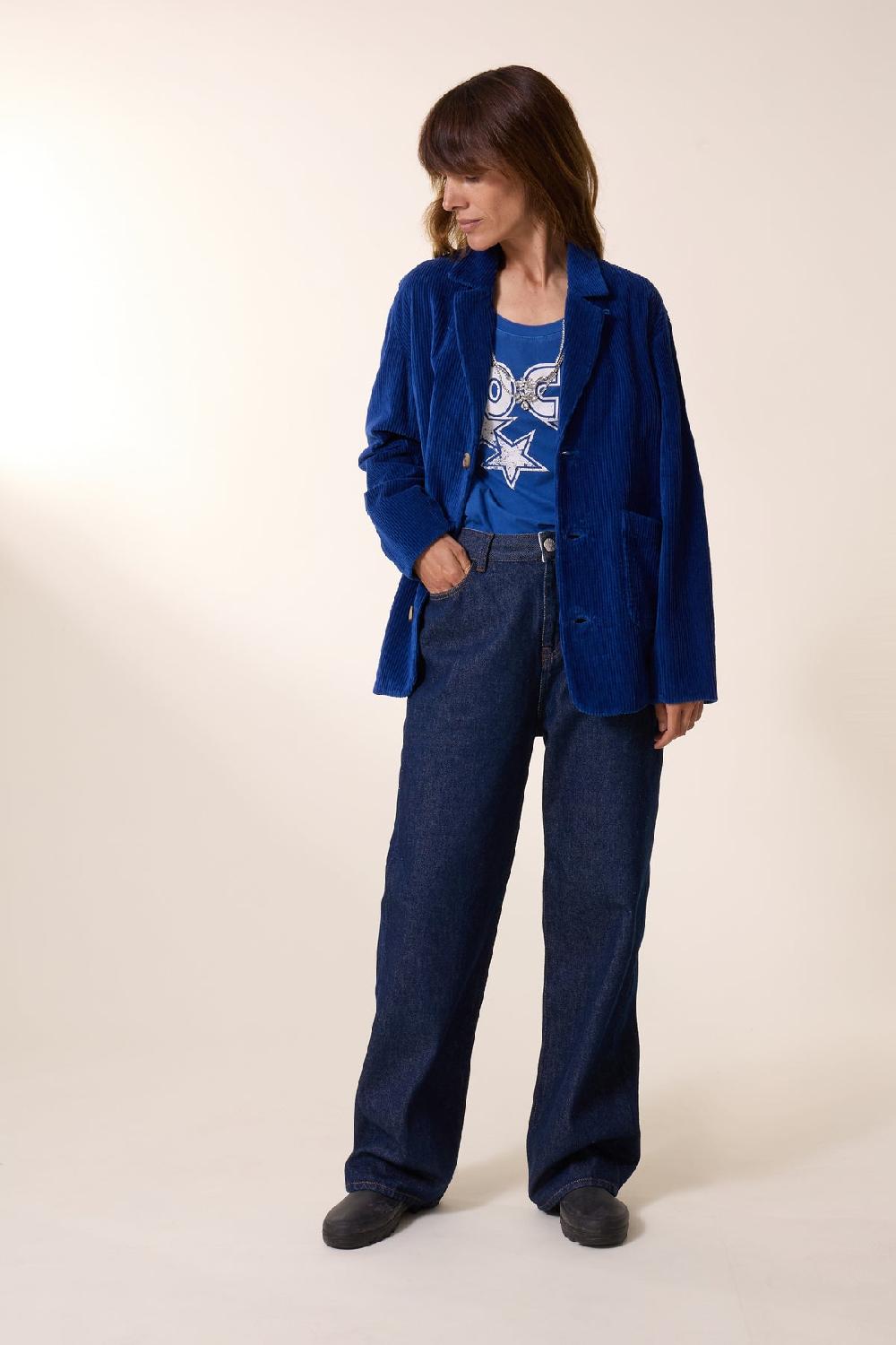 leon & harper Veste Viviane PLN Blue