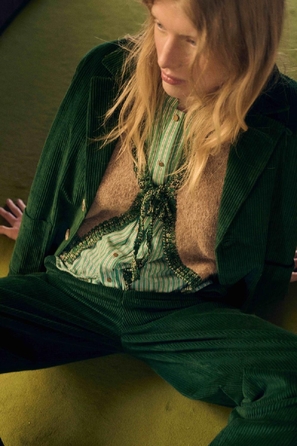 leon & harper Veste Viviane PLN Green