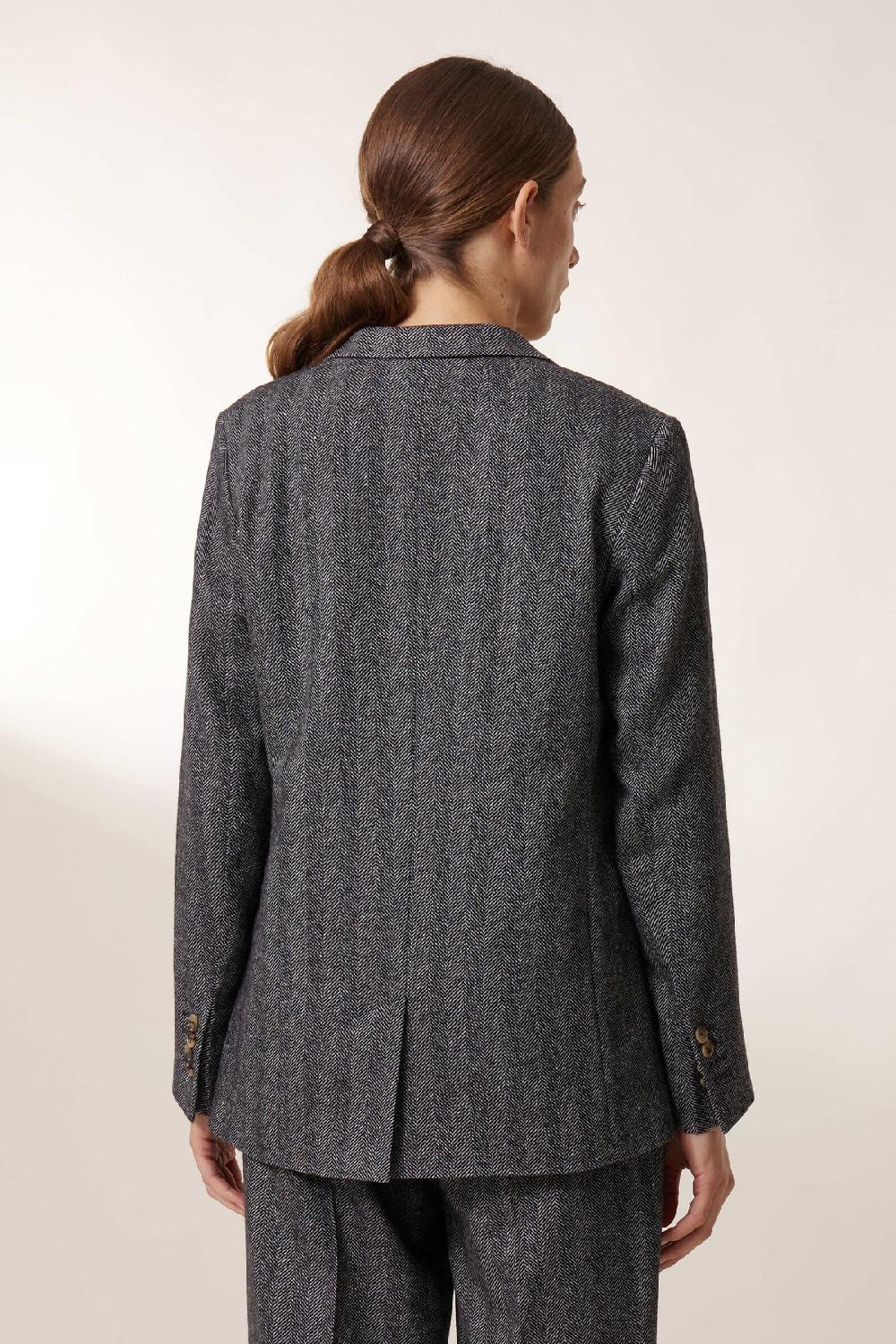 Leon & Harper Veste Volverte Chev Chevron