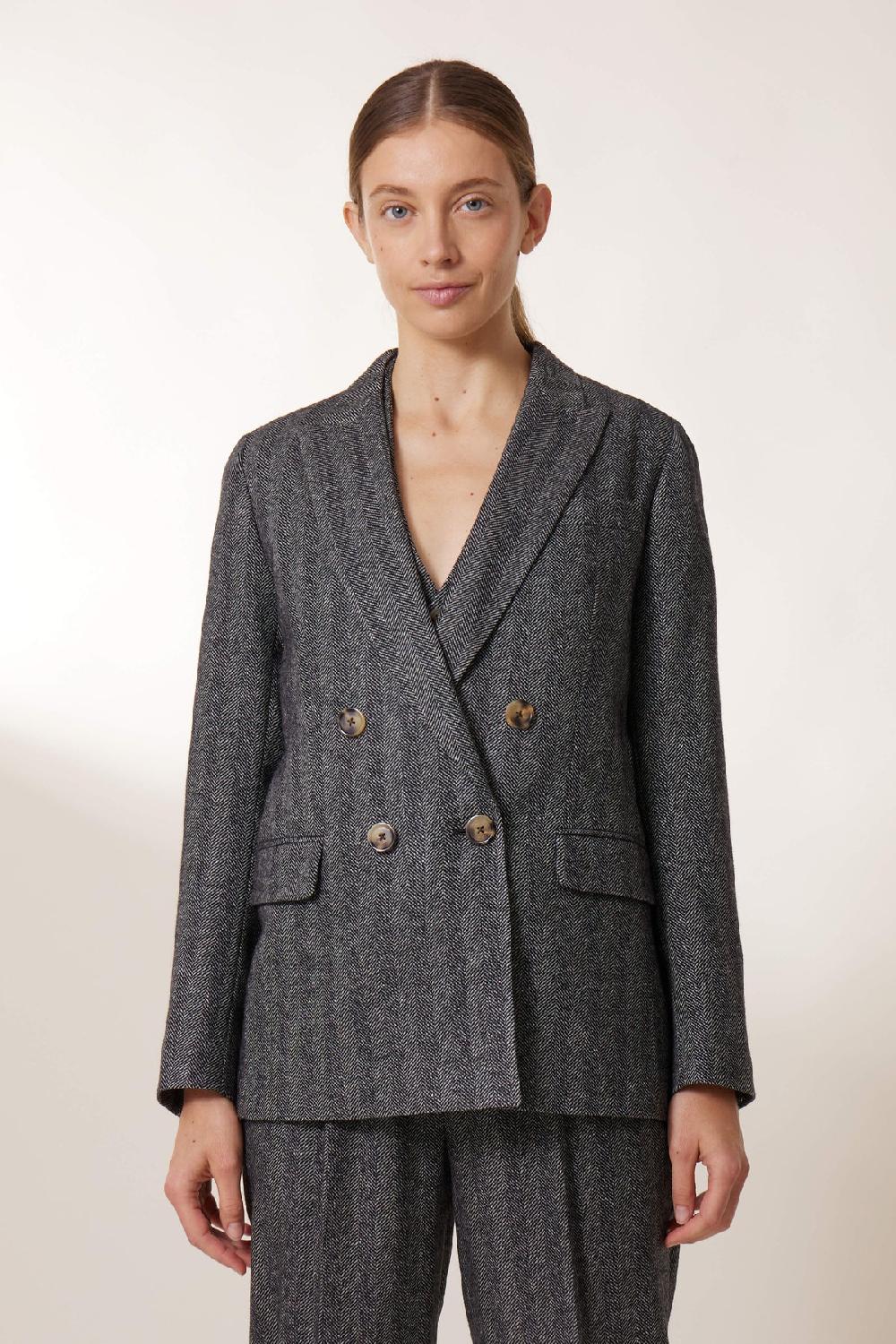 leon & harper Veste Volverte Chev Chevron