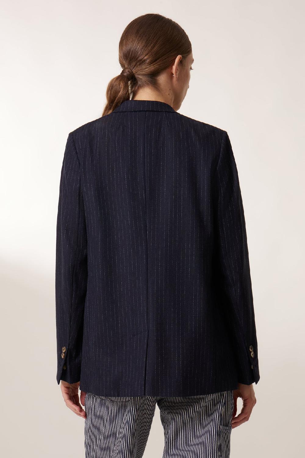 Leon & Harper Veste Volverte Stripe Blackstripe