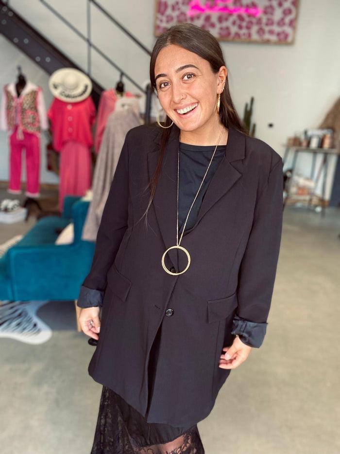 Les Bohémiennes Blazer TILDA Noir