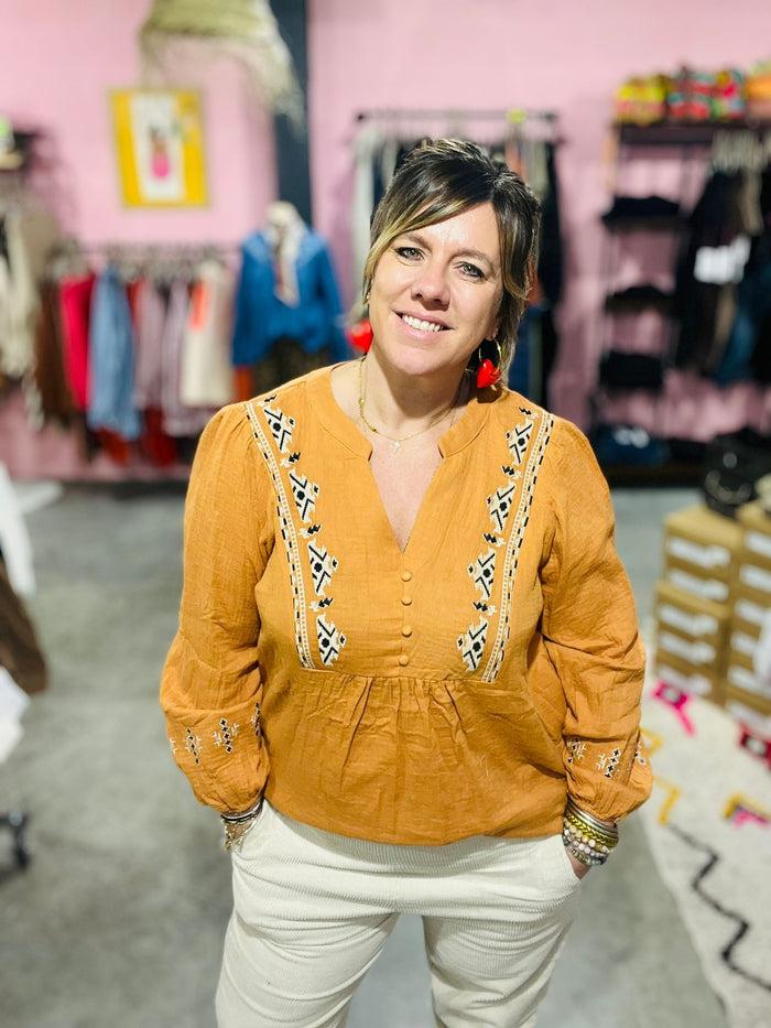 Les Bohémiennes Blouse ALBA 3 Coloris