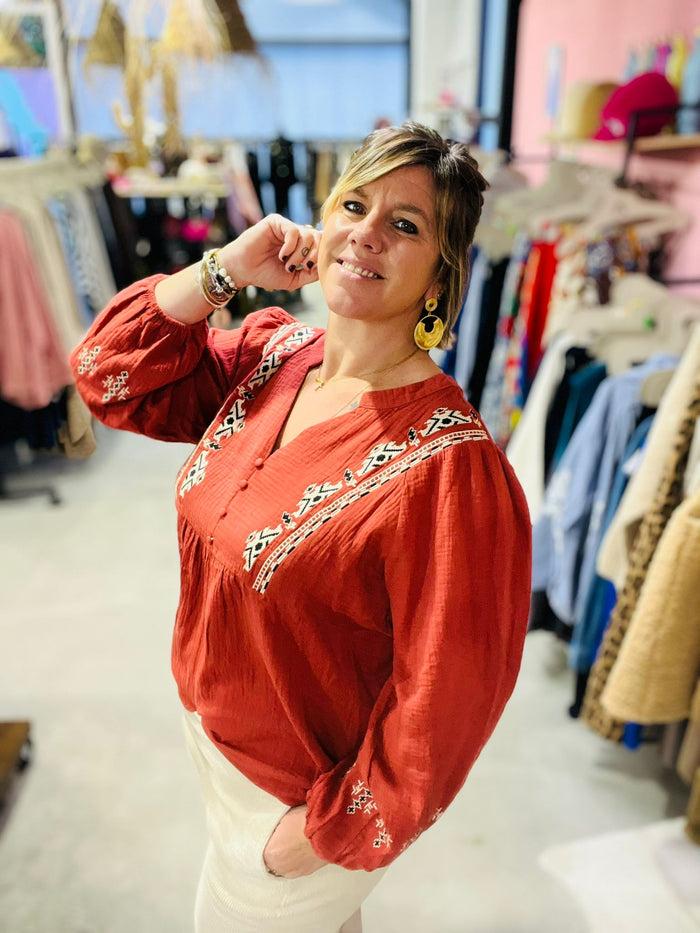 Les Bohémiennes Blouse ALBA 3 Coloris