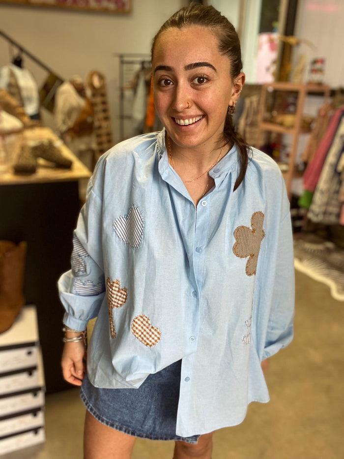 Les Bohémiennes Blouse Suerte Ciel