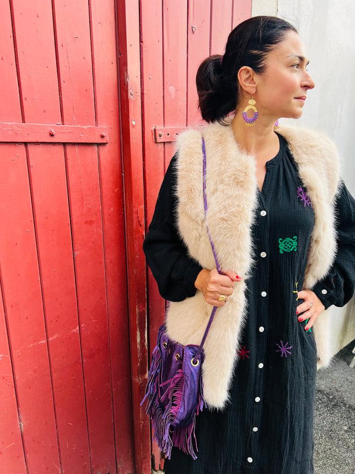 Les Bohémiennes Boucles D'oreilles Gypsy Blue