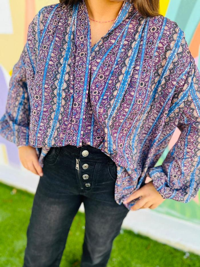 les bohémiennes Chemise bohème LIBE Johanna