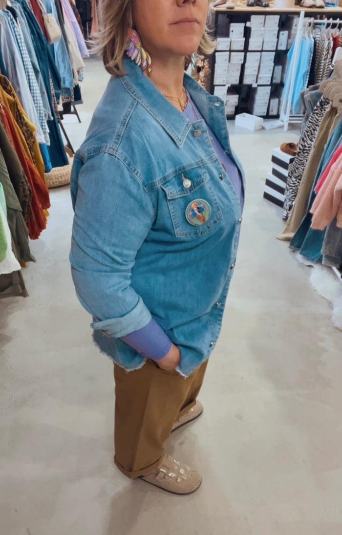 Les Bohémiennes Chemise En Jean July