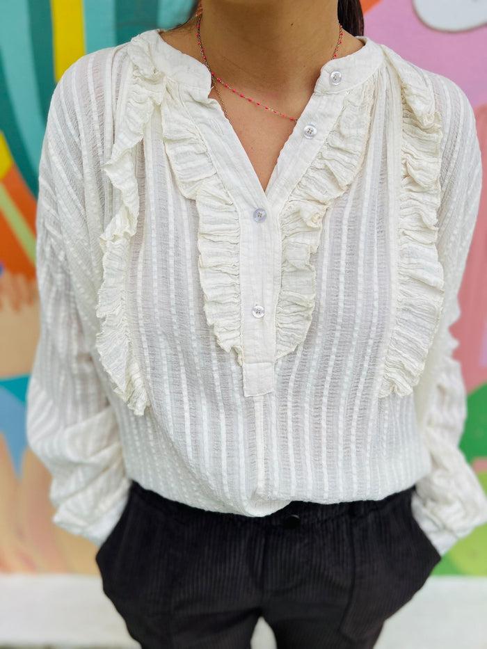 Les Bohémiennes Chemise LINDA ECRU