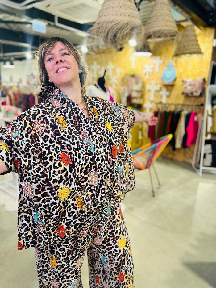 les bohémiennes Chemise oversize Natalia Léo