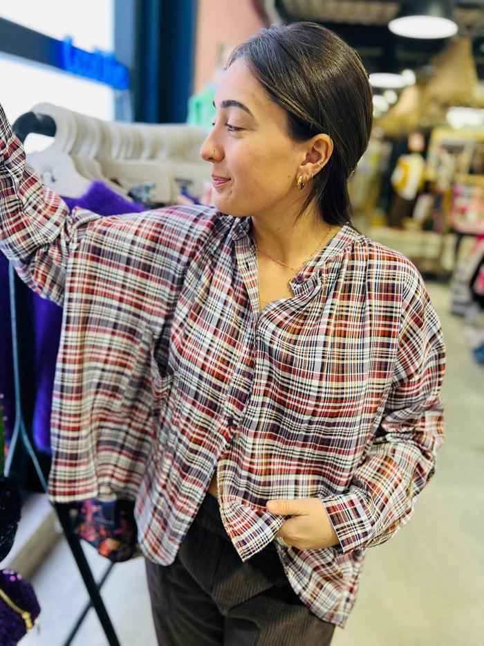 les bohémiennes Chemisier Aina VIOLET