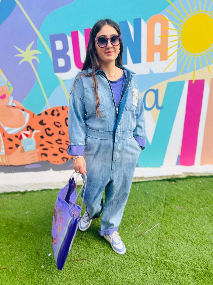 les bohémiennes Combi Ginger violette by Banditas