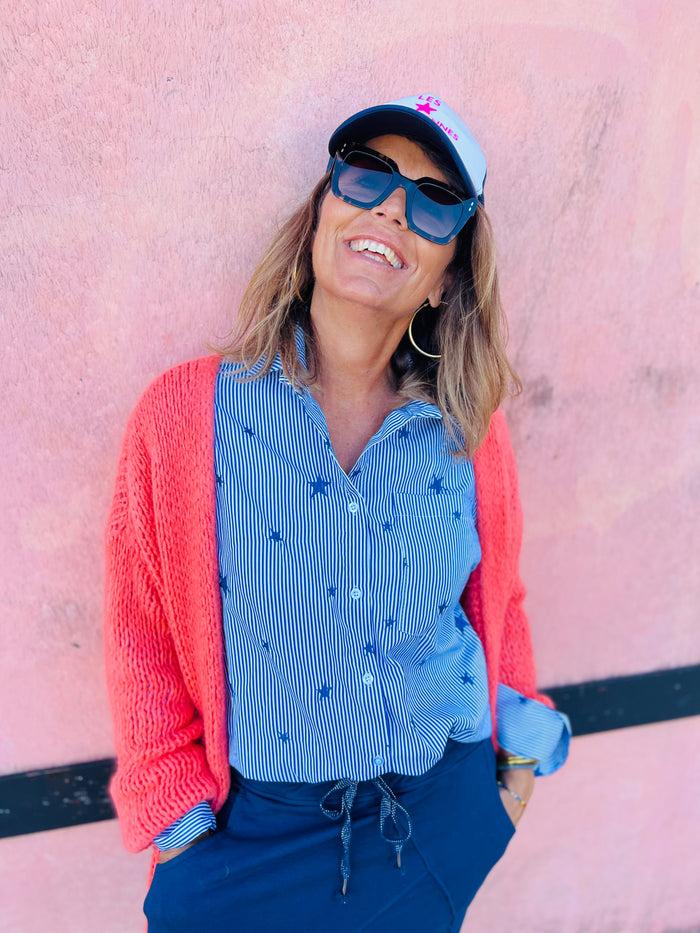 Les Bohémiennes Gilet Grosse Maille Doudou LBOM