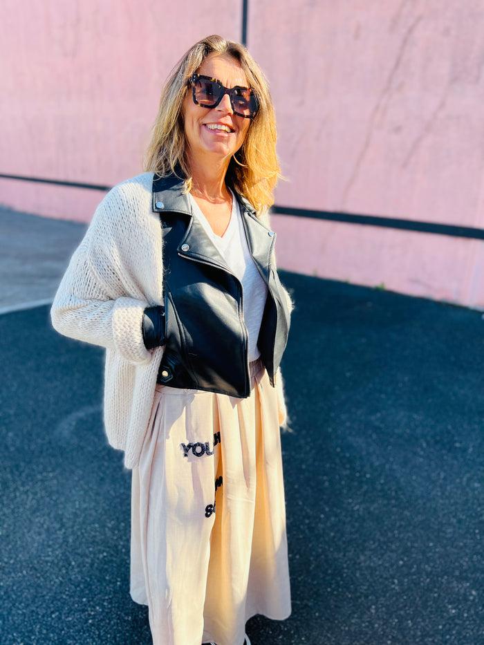 Les Bohémiennes Gilet Grosse Maille Doudou LBOM