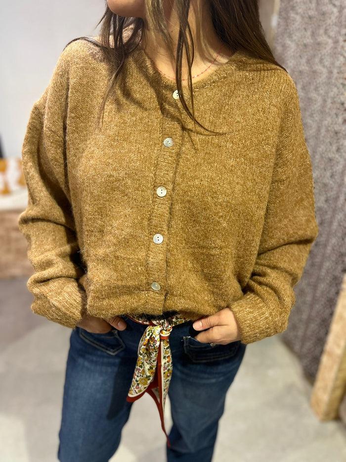 Les Bohémiennes Gilet Lili Boutons 15 Coloris