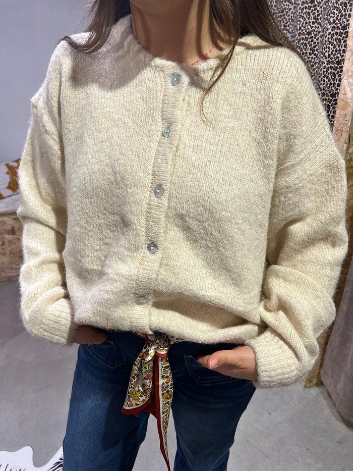 Les Bohémiennes Gilet Lili Boutons 15 Coloris