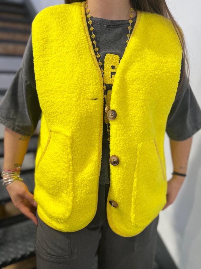Les Bohémiennes Gilet Sunshine Jaune