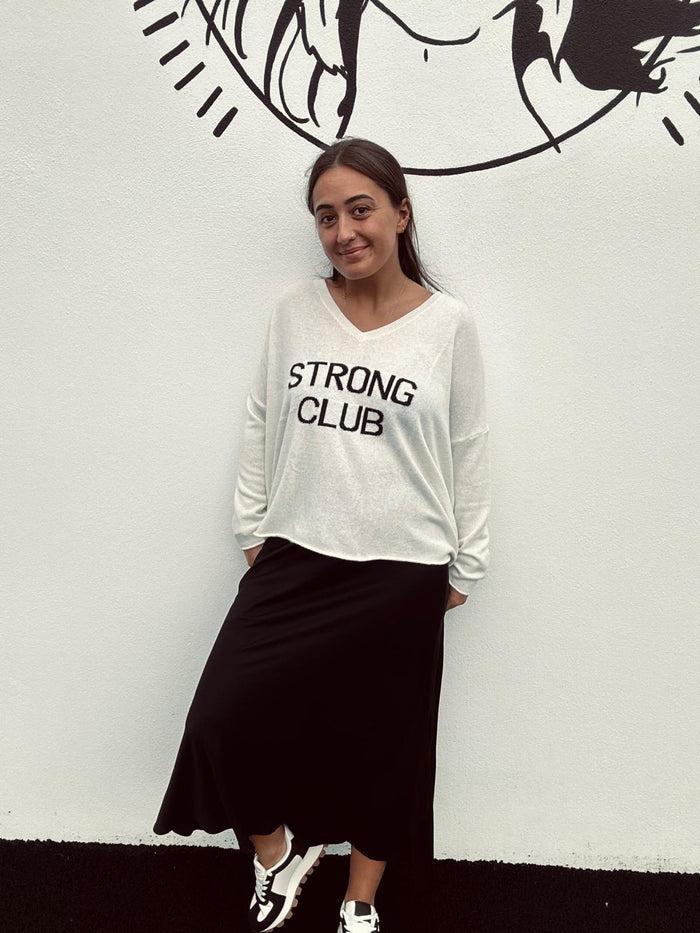 Les Bohémiennes Jupe Droite Satin Tilia Noir