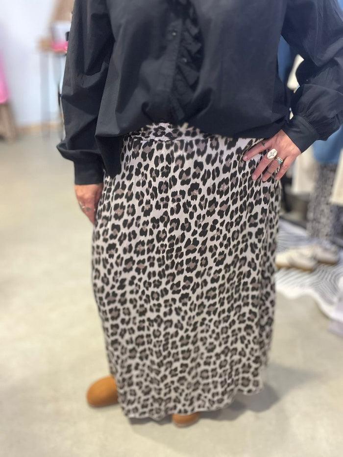 Les Bohémiennes Jupe Satinée ZOLA Beige