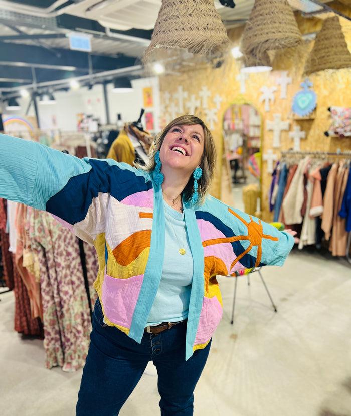 les bohémiennes Kimono broderies Manille