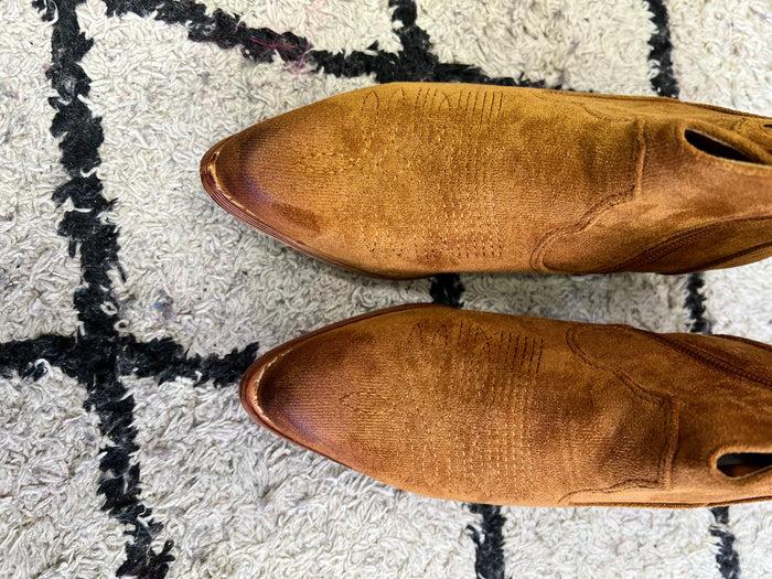 Les Bohémiennes Low Boots Tiag Camel