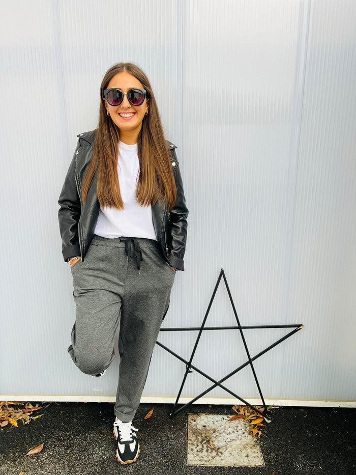 Les Bohémiennes Pantalon Auguste Gris