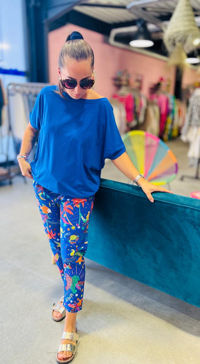 Les Bohémiennes Pantalon Blue Astral