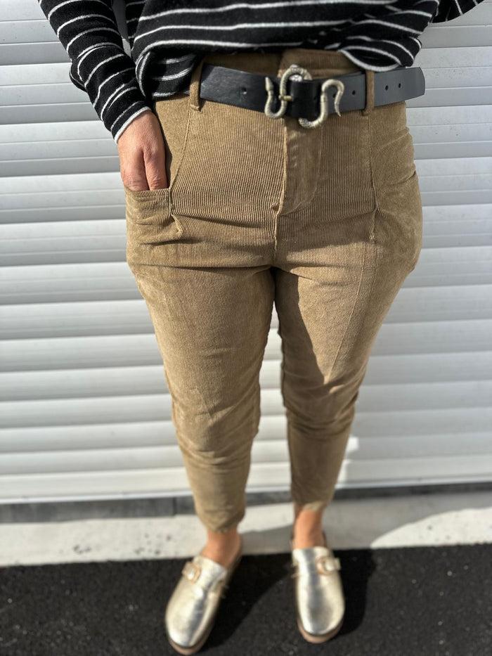 Les Bohémiennes Pantalon GABIN Velours 4 Coloris