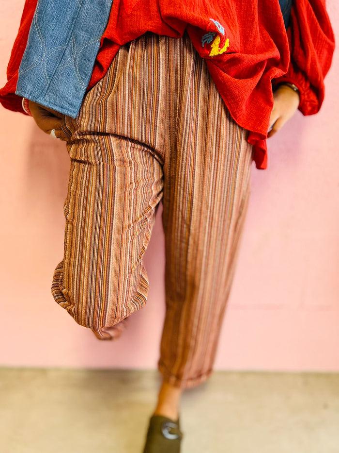 les bohémiennes Pantalon MAGIC ETHNIC rouille