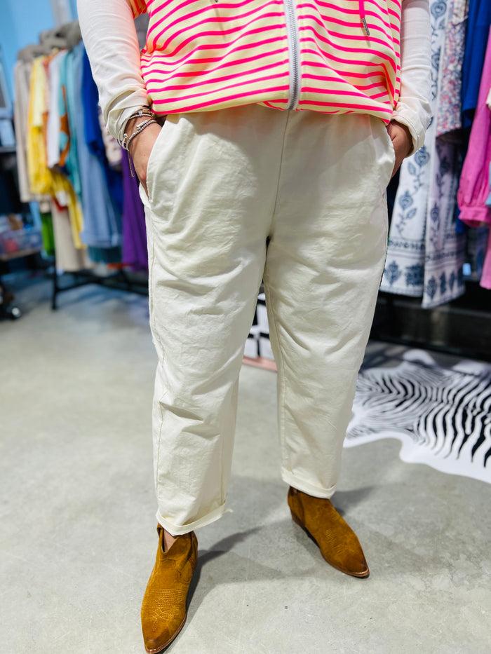 les bohémiennes Pantalon Magic Johanna Ecru