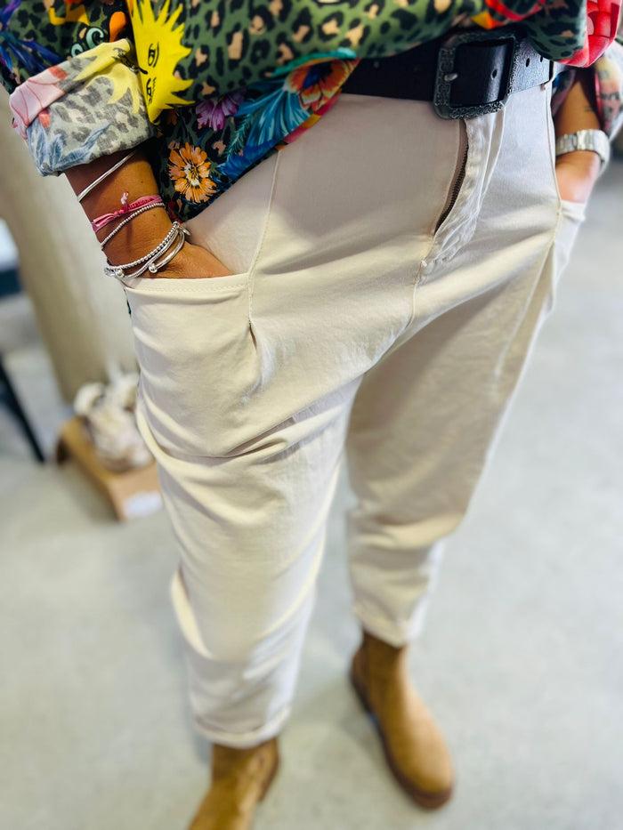 Les Bohémiennes Pantalon MATI écru