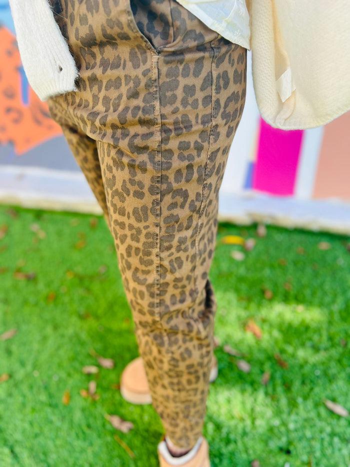 Les Bohémiennes Pantalon ZOUZOU Léopard