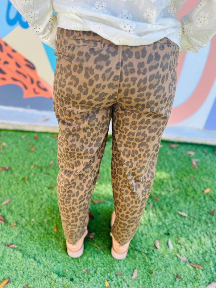 les bohémiennes Pantalon ZOUZOU léopard