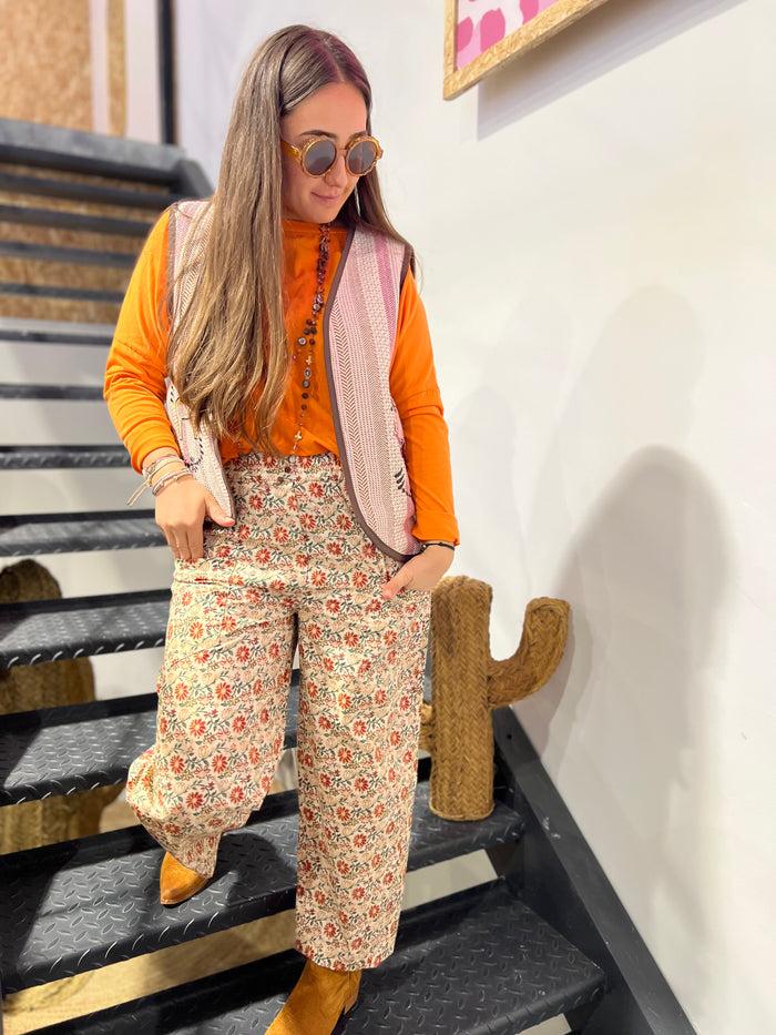 Les Bohémiennes Pantalons Fleurs Tampa By Johanna