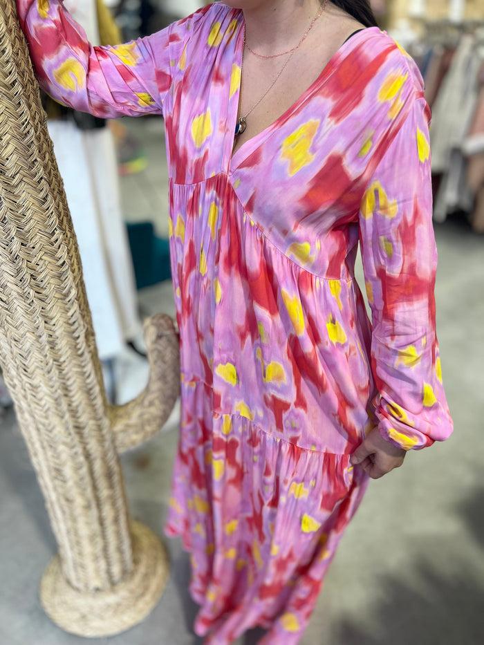 Les Bohémiennes Robe Banditas Aida Rose