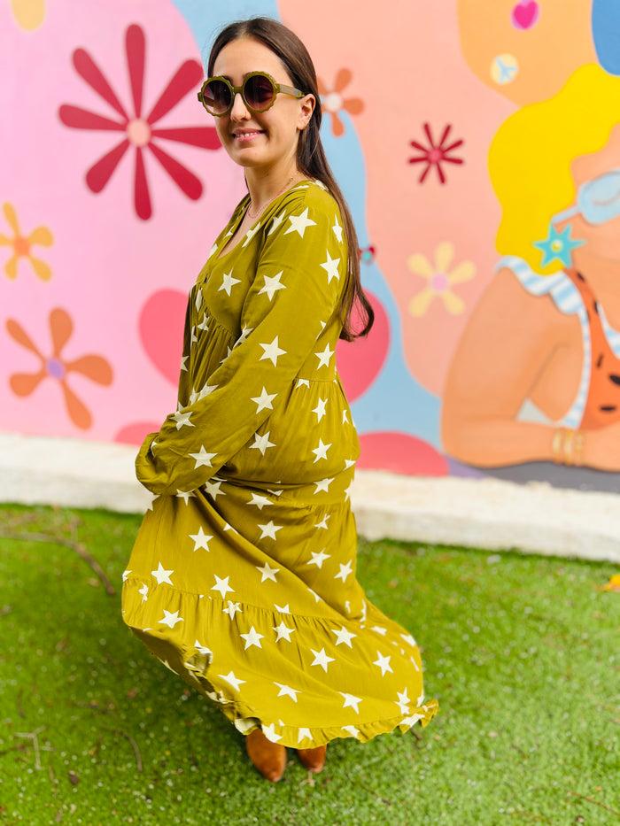 les bohémiennes Robe Banditas Estrella Kaki