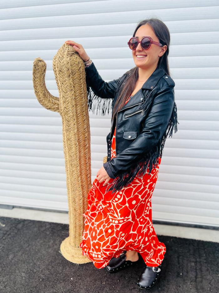 Les Bohémiennes Robe Banditas Uhaina Orange