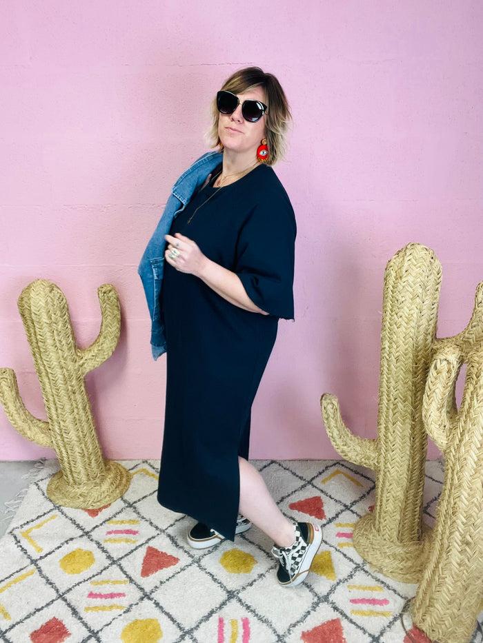 Les Bohémiennes Robe BOMBA Marine