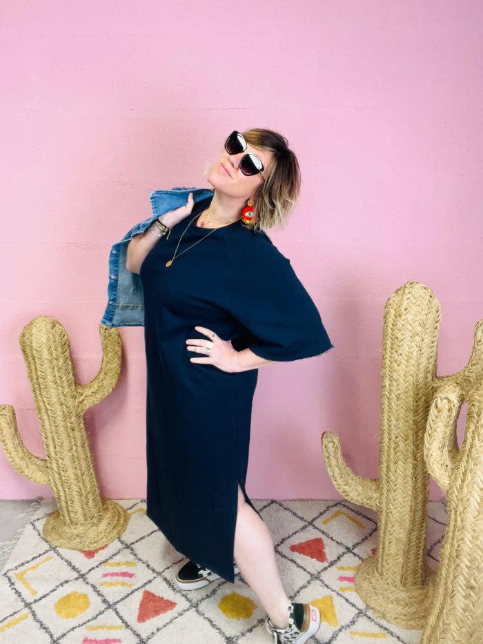 Les Bohémiennes Robe BOMBA Marine