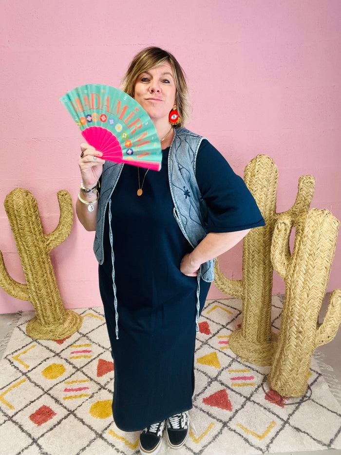 Les Bohémiennes Robe BOMBA Marine