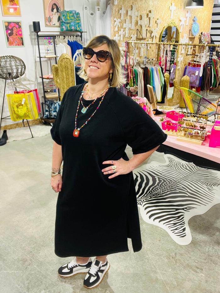 Les Bohémiennes Robe BOMBA Noir